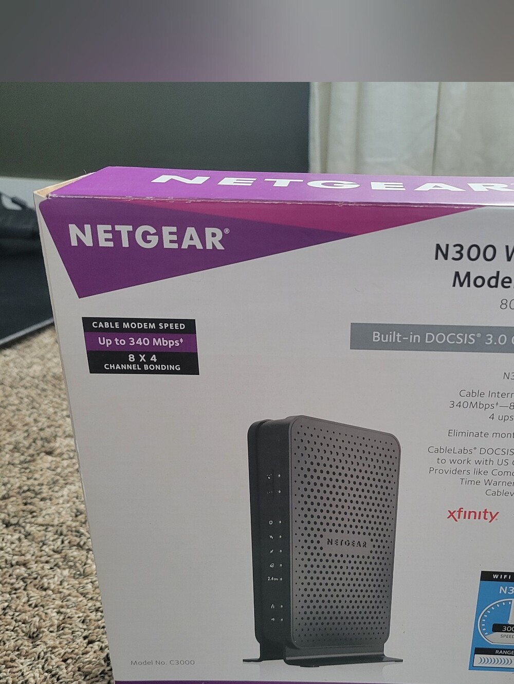 NETGEAR N300 Cable Modem And Router